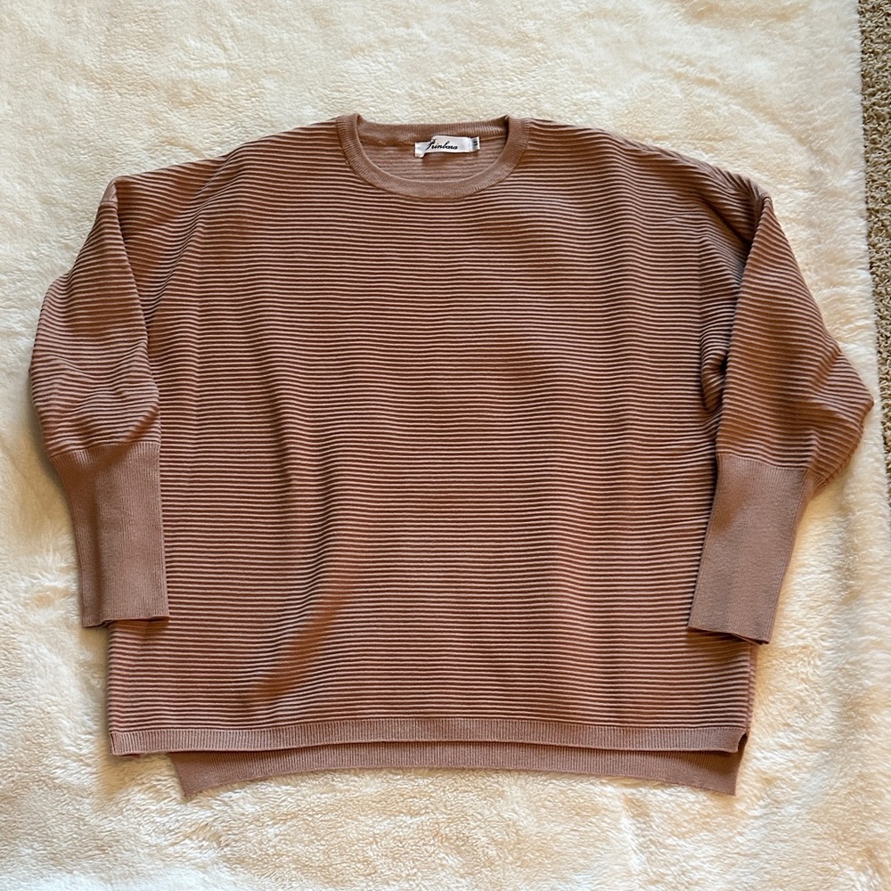 Cozy Brown Crewneck Sweater